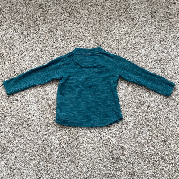 Sovereign code Nordstrom baby boy henley long sleeve tee tshirt size 12 months - Picture 5 of 6